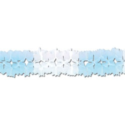Light Blue and White Pageant Garland