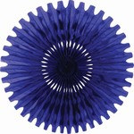 Blue Art-Tissue Fan