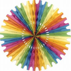 Multi-Color Art-Tissue Fan