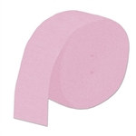 Pink Flame Retardant Crepe Streamer