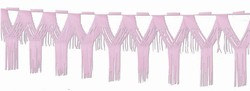 Pink Drop Fringe Garland