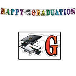 Graduation Streamer, 5inx5ft (1/Pkg)