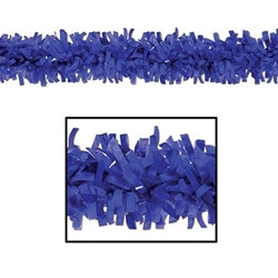 Blue Art-Tissue Festooning
