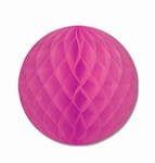 Cerise Art-Tissue Ball, 12 in