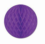 Purple Art-Tissue Ball, 12 in