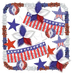 Stars and Stripes Metallic Decorating Kit