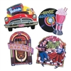 50s Party Sock Hop Cutouts (4/pkg)