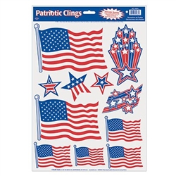 Patriotic Window Clings