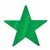 Green Foil Star (5 inch)