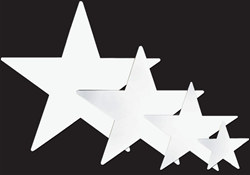 White Foil Star (5 inch)