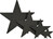 Black Foil Star (9 inch)