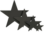 Black Foil Star (12 inch)