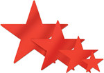 Red Foil Star (12 inch)