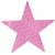 Pink Embossed Foil Star (12 inch)