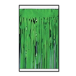 2-Ply FR Metallic Fringe Drape - Green