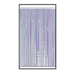 2-Ply FR Metallic Fringe Drape - Opalescent