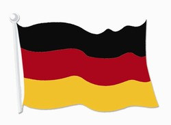 German Flag Cutout