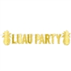 Foil Luau Party Streamer