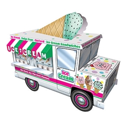 3-D Ice Cream Truck Centerpiece