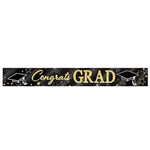 Metallic Congrats Grad Banner