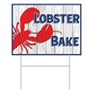 All Weather Lobster Bake Yard Sign