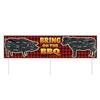 All Weather Jumbo Bring On The BBQ Yard Sign
