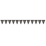 Metallic Congrats Grad Pennant Banner