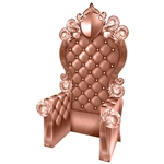 3-D Prom Throne Prop - Rose Gold