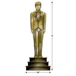 Red Carpet Male Statuette Stand-Up