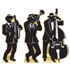 Great 20's Jazz Band Silhouette Stand-Ups