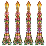 Luau 3-D Tiki Torch Props