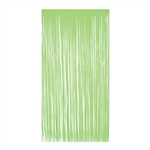 1-Ply Plastic Fringe Curtain - Neon Lime