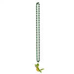 Beads w/Bobble Alligator Medallion