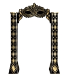 Masquerade 3-D Archway Prop