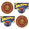Casino Hanging  Roulette Wheels & Jackpot Signs
