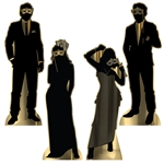 Masquerade Silhouette Stand-Ups