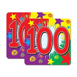 Number 100 Coasters (8/pkg)
