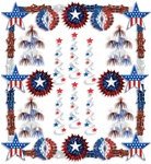 Patriotic Metallic Decorating Kit