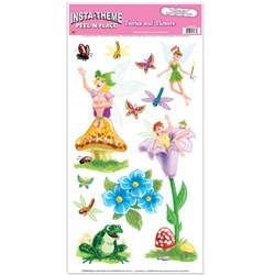 Fairies and Flowers Peel N Place