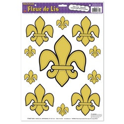 Fleur De Lis Peel N Place (11/sheet)