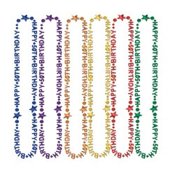 50th Birthday Beads (1/Pkg)