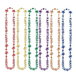 Happy Birthday Beads of Expression (1/pkg)