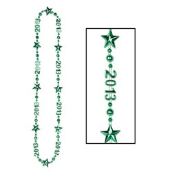 Green "Class Of 2013" Beads-Of-Expression