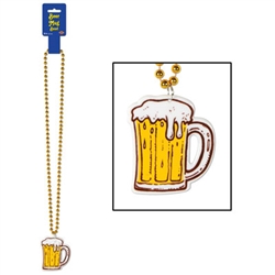 Beer Mug Medallion Beads