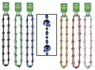 Pack of 2 Football Beads (Choose Color)