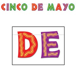 Glittered Cinco de Mayo Banner