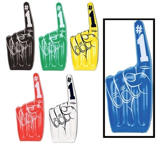 Inflatable #1 Hand (Choose Color)