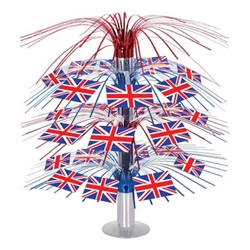 British Flag Cascade Centerpiece