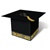 Black Graduation Cap Card Box