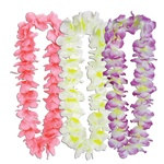 Assorted Silk N Petals Island Oasis Leis (1/pkg)